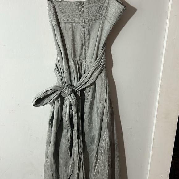 Calypso St. Barth, S, Vintage Style Dress, Grey, 100% SILK - Picture 3 of 4